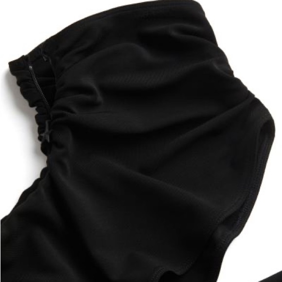 SOLD OUT Mugler H&M Gathered One-Shoulder Mini Dress - Picture 8 of 8